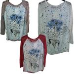 Camiseta manga larga calada