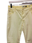 Pantalon de loneta en color amarillo