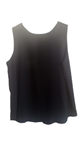 Blusa sin mangas para tallas grandes