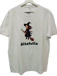 Camiseta exclusiva de Bruja con escoba. Altafulla