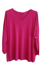 Jersey cuello en V talla grande