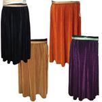 Falda plisada, ligera, evasé elegante, combinable con lenceras