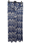 Pantalón palazzo estampado cómodo y fresco