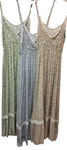 Vestido de verano largo en tonos pastel de tirantes