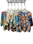 Jersey veraniego con estampados fantasia