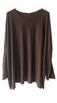Jersey de cuello redondo fino