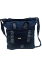 Bolso bandolera de tela vaquera