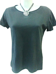 Camisetas manga corta, básicas, lisas, de algodón