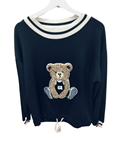 Sudadera estapada con un osito
