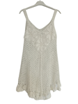 Vestido de tirante artesano de crochet