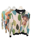 Chaqueta bomber mujer con dibujo