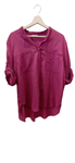 Camisa de manga recogida y bolsillos