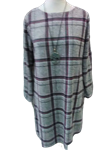 Vestido de cuadros minimalista, moda colegiala.
