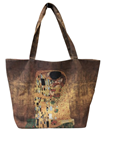 Bolso playero grande con fragmentos Klimt o Van Gogh