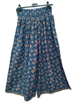Conjunto de blusa fruncida y falda pantalon