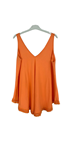 Blusa de tirantes de algodón, tallas grandes, evasé
