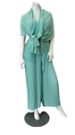 Mono con pantalón palazzo plisado