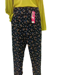 Pantalon legging térmico, estampado flores