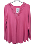 Camiseta mujer, lencera, de manga larga