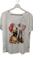 Camiseta de talla grande con dibujos