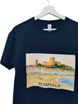 Camiseta exclusiva de Altafulla desde el mar