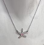 Collar de acero, con colgante esmaltado y/o con piedrecitas