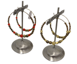 Pendientes de Aro y pedreria