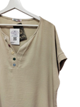 Camiseta manga corta con botones de colores