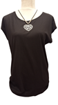 Camiseta manga corta lisa.