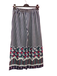 Pantalones palazzo midi, coulottes estampados