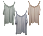 Blusa Lencera en tirante de encaje y manga caida