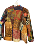 Chaqueta Mujer cuello Mao pathwork 
