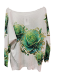 Jersey primaveral manga murcielago con dibujos originales