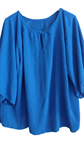 Blusa de manga corta deformable
