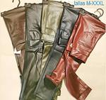 Pantalones polipiel leggings, tallas hasta 3XL