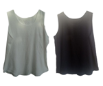 Blusa sin mangas para tallas grandes