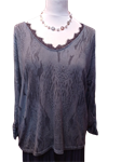 Camiseta estampado inspiración animal print (hasta talla XL)
