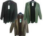 Chaqueta antelina con bolsillos
