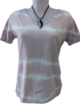 Camiseta tie-dye diversos colores, cuello en V