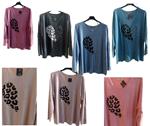 Jersey ablusonado de tallas grandes. Tacto suave
