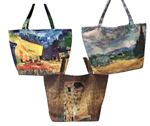 Bolso playero grande con fragmentos Klimt o Van Gogh