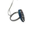 Anillo de Plata y Piedra Natural Turquesa