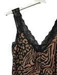 Blusa lencera estampada