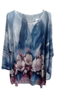Camiseta manga larga talla grande