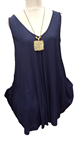 Camiseta de tirante amplio en talla grande