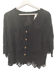 Chaqueta de algodón con bordados, estilo vintage