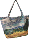 Bolso playero grande con fragmentos Klimt o Van Gogh