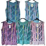 Blusa tirantes amplios, algodón, estampado tallas grandes