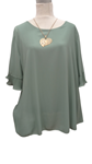 Blusa manga murcielago acampanada