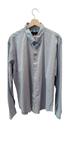Camisa para hombre de manga larga, azul